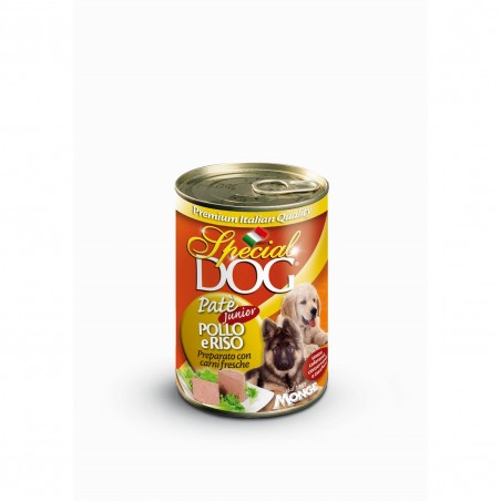 SPECIAL DOG PATE JUNIOR POLLO/RISO 400GR
