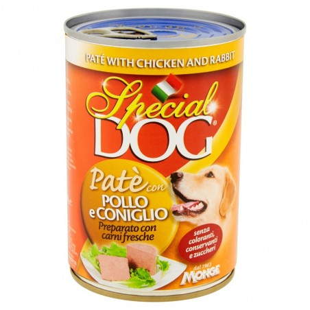 SPECIAL DOG PATE POLLO/CONIGLIO 400GR