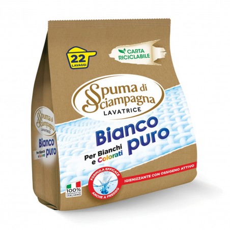 SPUMA DI SCIAMP. DET SACCO BIANCOPURO 22MIS 990GR