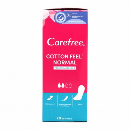 CAREFREE S/SLIP 20PZ COTTON NORMAL BOUQUET X12