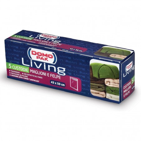 DOMOPAK CUSTODIE MAGLIONI E FELPE 5PZ