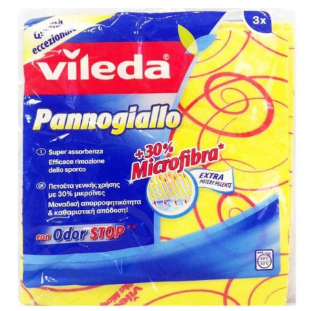 VILEDA PANNO GIALLO MULTIUSO X3 X20