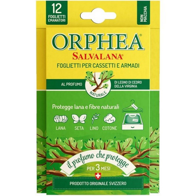 ORPHEA SALVALANA PZ 12 FOGLI LEGNI PREGIATI