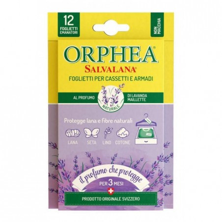 ORPHEA SALVALANA 12PZ FOGLI LAVANDA
