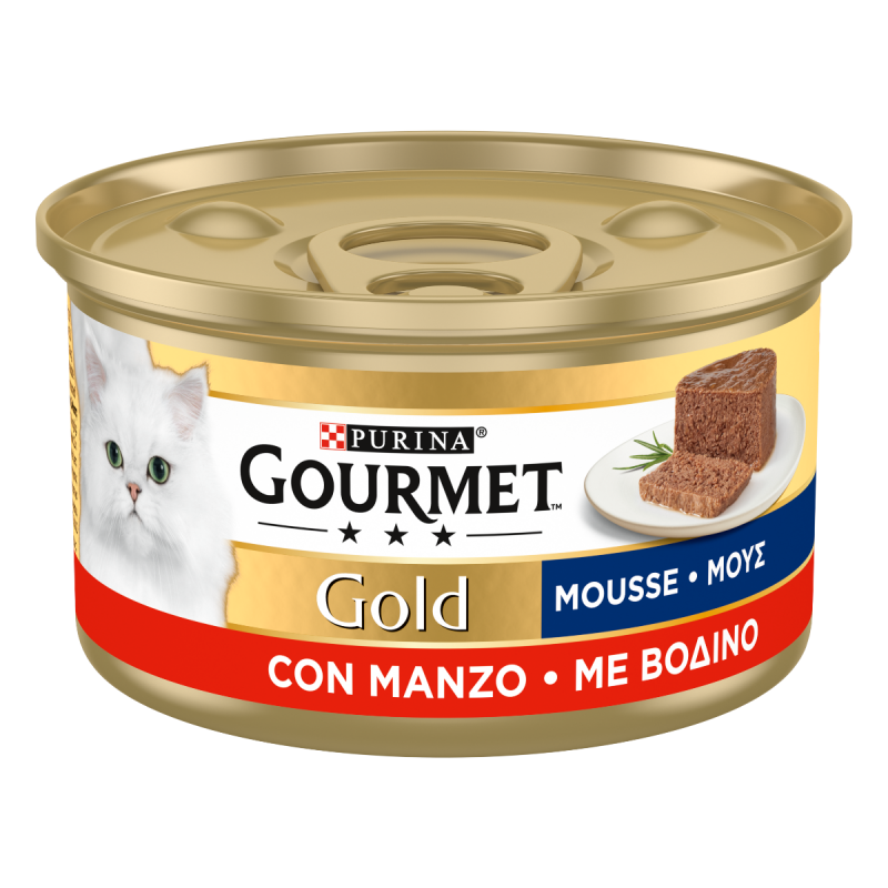 GOURMET GOLD MOUSSE MANZO 85GR