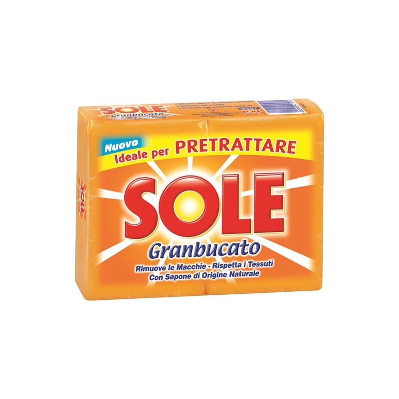 SOLE SAPONE BUC GIALLO 250GRX2