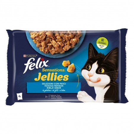 PURINA SENSATIONS JELLIES SALMON/TROTA 85GRX4