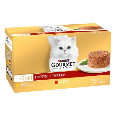 GOURMET GOLD TORTINI MANZO E POLLO 4X85GR