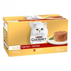 GOURMET GOLD TORTINI MANZO E POLLO 4X85GR