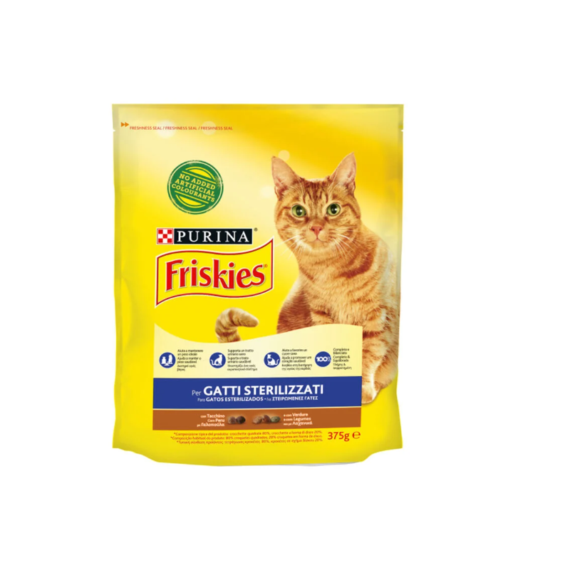 FRISKIES CROC GATTO STERILIZ TACCH/VERD 375GR