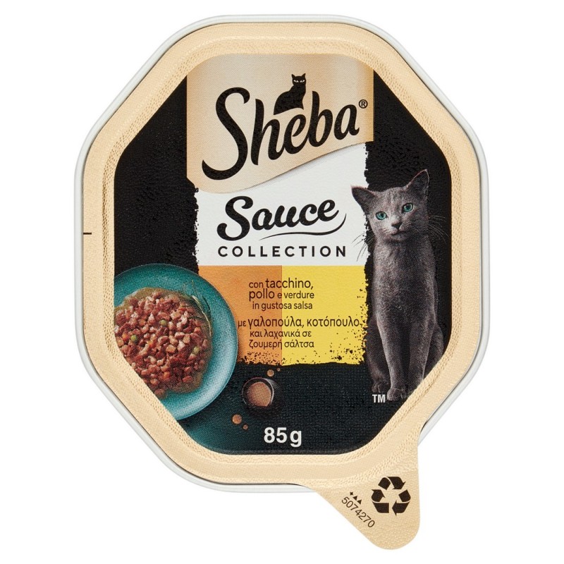 SHEBA PATE SALSA TACCH POLLO VERD. 85GR