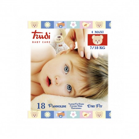 TRUDI PANNOLINI TG4 MAXI 18PZ