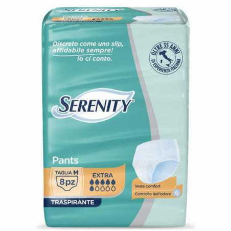 SERENITY PANTS GIORNO EXTRA M 8PZ X4