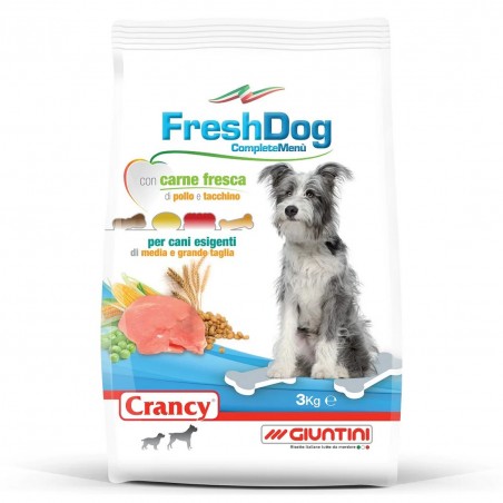 GIUNTINI CROC CANE CARNE FRESCA MED/MAXI 3KG X4