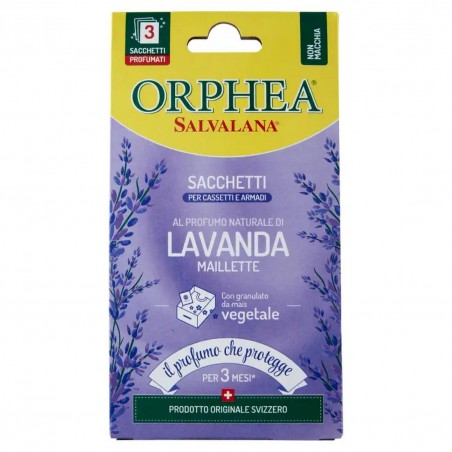 ORPHEA SALVALANA PZ 3 SACCHETTI LAVANDA