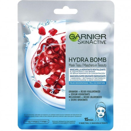 GARNIER MASCHERA VISO HYDRA BOMB MELOGRANO PS 32GR