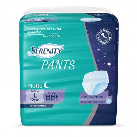 SERENITY PANTS NOTTE L 12PZ X4