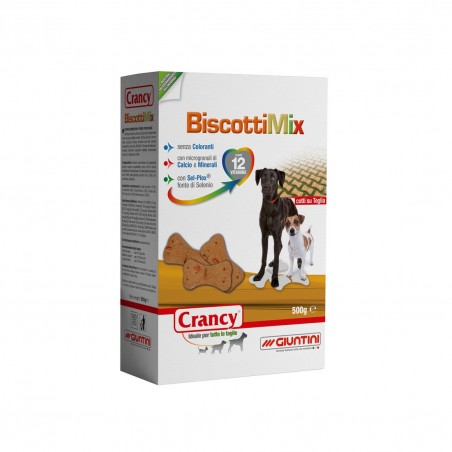 GIUNTINI BISCOTTIMIX CANE 500G X12
