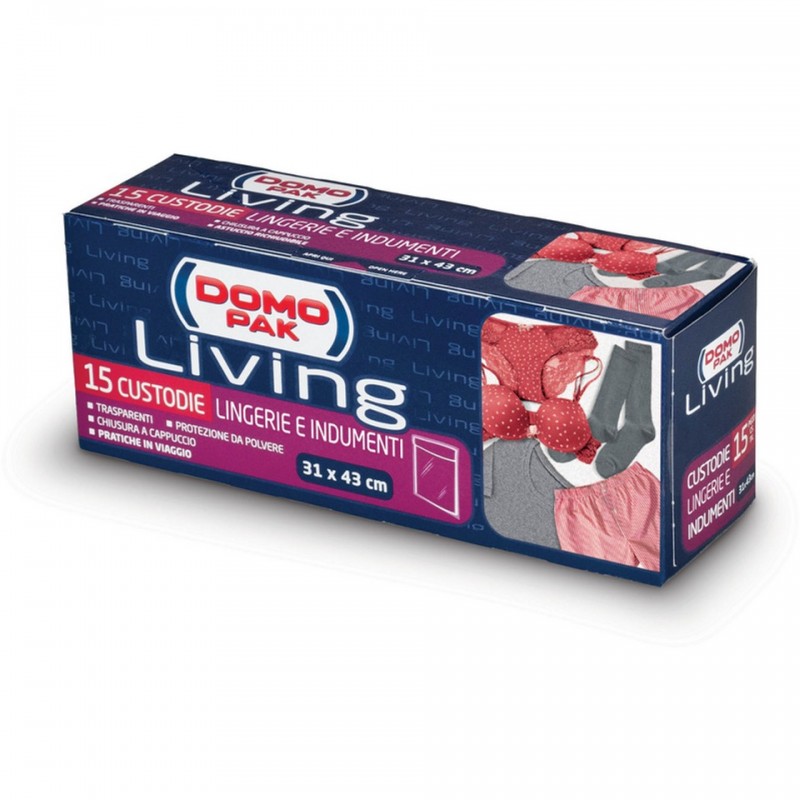 DOMOPAK CUSTODIE LINGERIE E INDUMENTI 15PZ