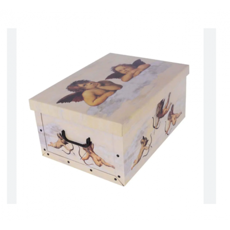 BAULETTO ANGELI CREMA 52X40X25 CGV016