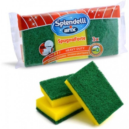 ARIX SPUGNA FORTE ABRASIVA 3PZ ART.127