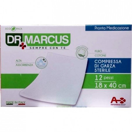DR MARCUS COMPRESSE STER 12PZ 18X40