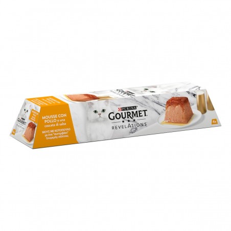 GOURMET REVELATIONS MOUSSE POLLO 4X57GR