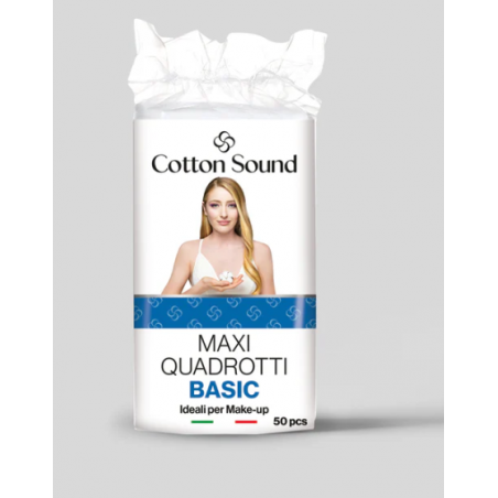 COTTON SOUND QUADROTTI MAXI BASIC 50PZ