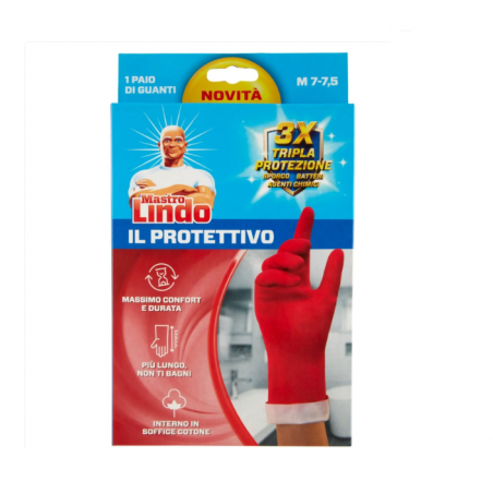 MASTROLINDO GUANTI PROTETTIVO LATTICE FELP M 1PZ