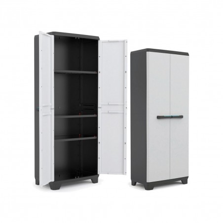 KETER ARMADIO LINEAR ALTO BIAN/NERO 68X39X173H