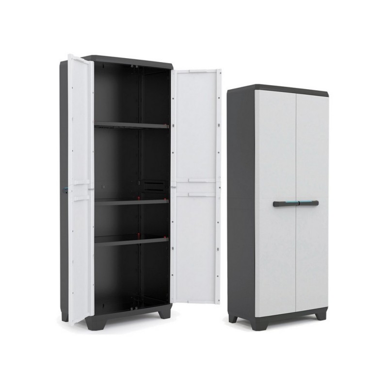 KETER ARMADIO LINEAR ALTO BIAN/NERO 68X39X173H