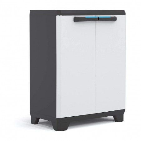 KETER ARMADIO LINEAR BASSO BIAN/NERO 68X39X90H