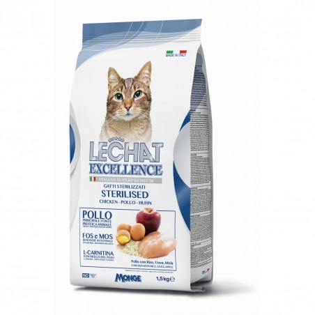 LECHAT CROCC EXCELLENCE STERILIZED POLLO 1.5KG