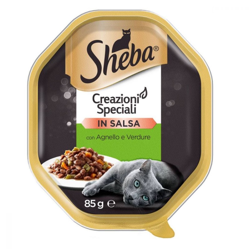SHEBA PATE SALSA AGNELLO E VERDURE 85GR