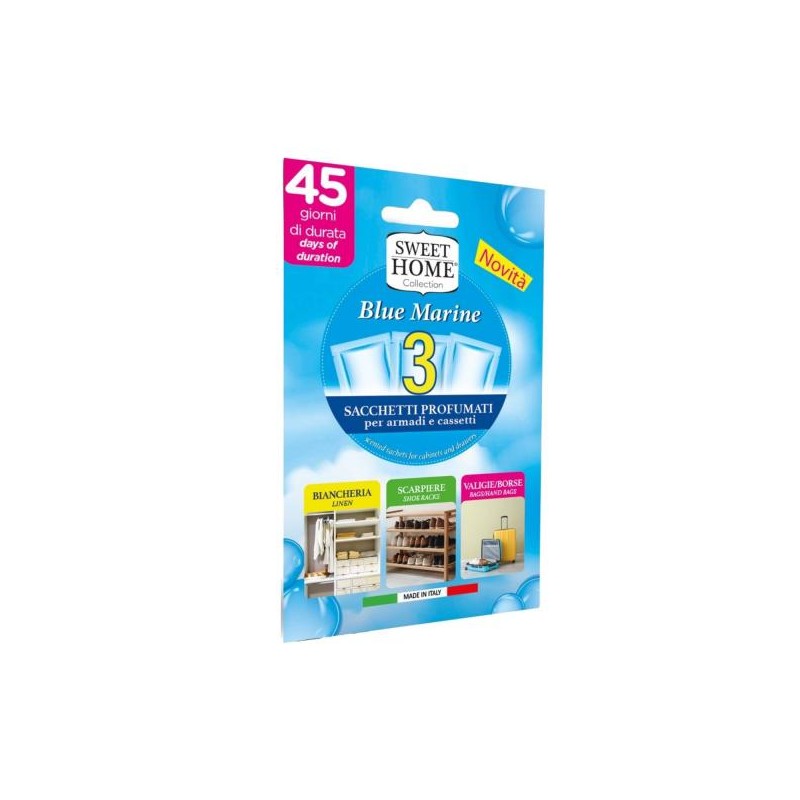 SWEET HOME SACCHETTI PROF. BLUE MARINE 3PZ