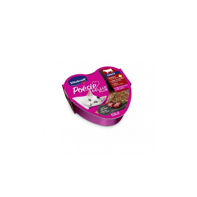 VITAKRAFT POESIE DELICE PLUS MANZO E OLIO 85GR