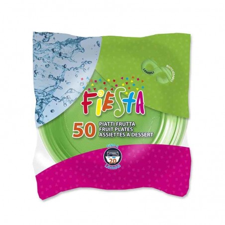 ARISTEA PIATTI DESSERT 50PZ VERDE MELA