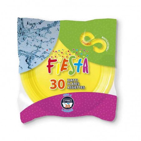 ARISTEA PIATTI PIANI 30PZ GIALLO