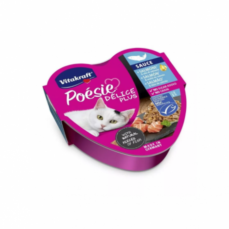 VITAKRAFT POESIE DELICE PLUS SALMONE E OLIO 85GR