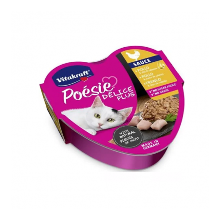 VITAKRAFT POESIE DELICE PLUS POLLO 85GR