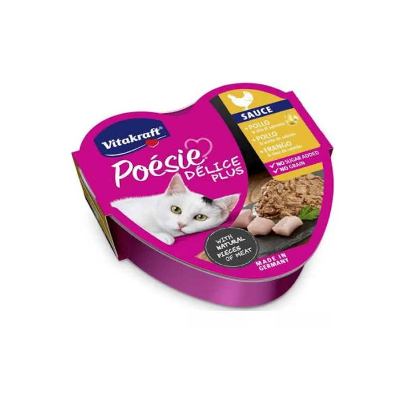 VITAKRAFT POESIE DELICE PLUS POLLO 85GR