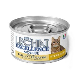 LECHAT MOUSSE EXC STERIL POLLO/FEGATO 85GR