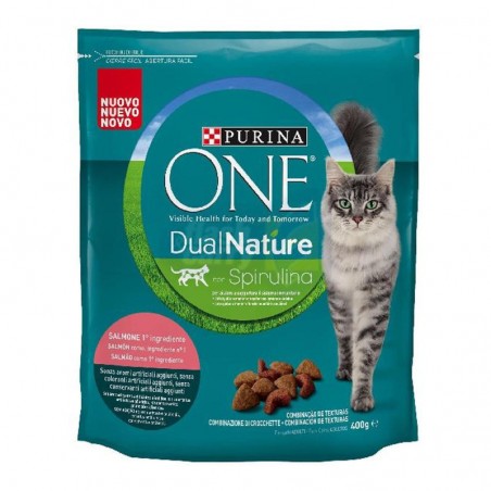 PURINA ONE GATTO CROC D.NATURE ADULT SALMONE 400GR