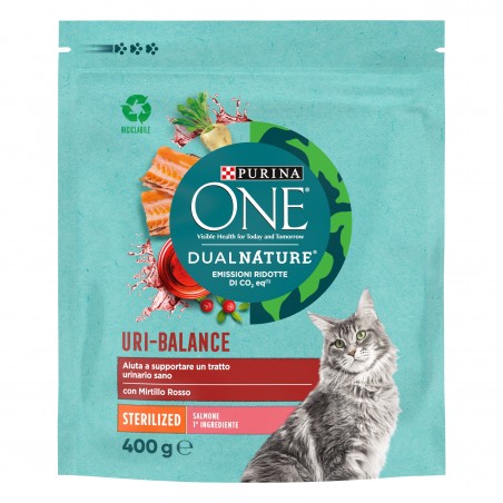 PURINA ONE GATTO CROC D.NATURE URINAR SALMONE 400G