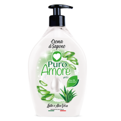 PURO AMORE SAP LIQ LATTE E ALOE 750ML