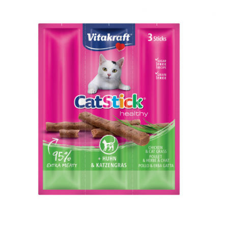VITAKRAFT STICK GATTO POLLO E ERBA GATTA 3PZ