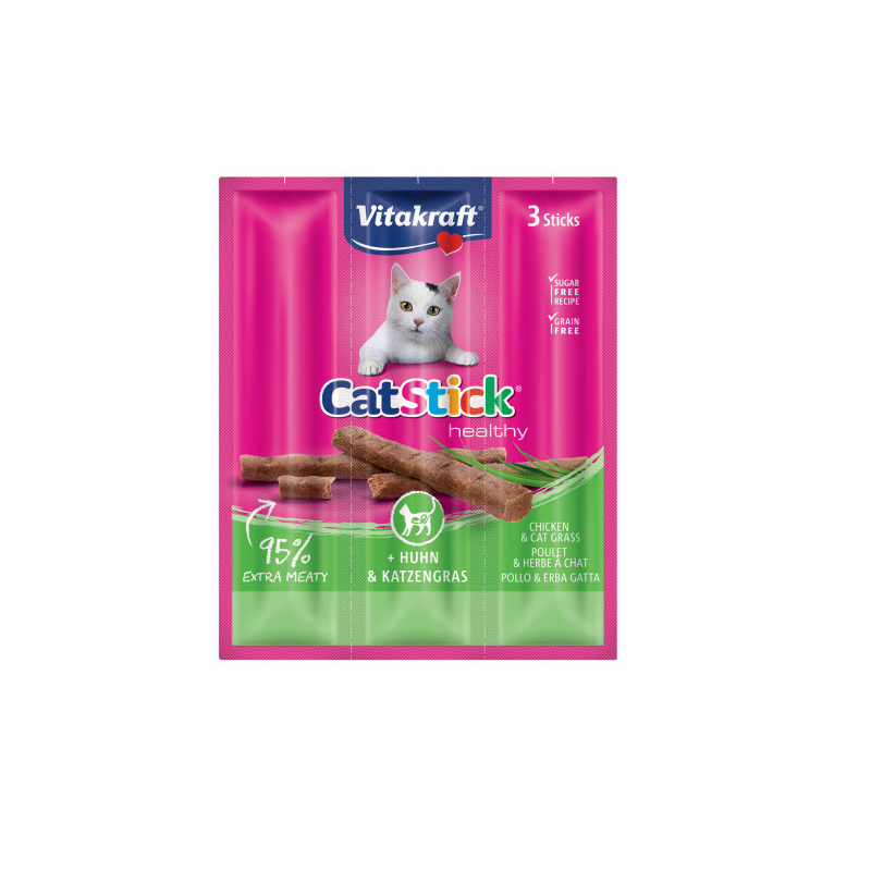VITAKRAFT STICK GATTO POLLO E ERBA GATTA 3PZ