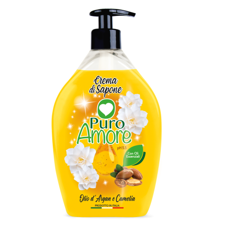 PURO AMORE SAP LIQ ARGAN E CAMELIA 750ML
