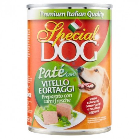 SPECIAL DOG PATE VITELLO/VERD. 400GR