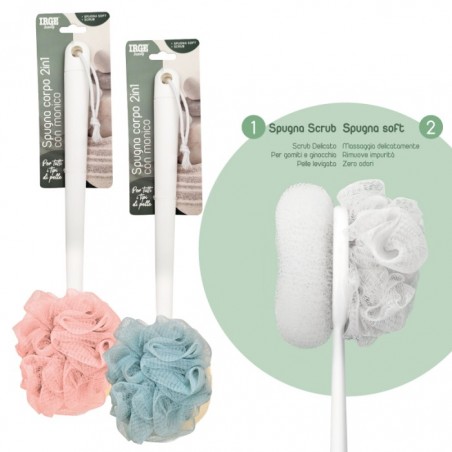 CASAPIU SPAZZOLA BAGNO C/MANICO 2IN1 SCRUB